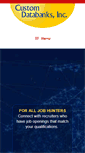 Mobile Screenshot of customdatabanks.com